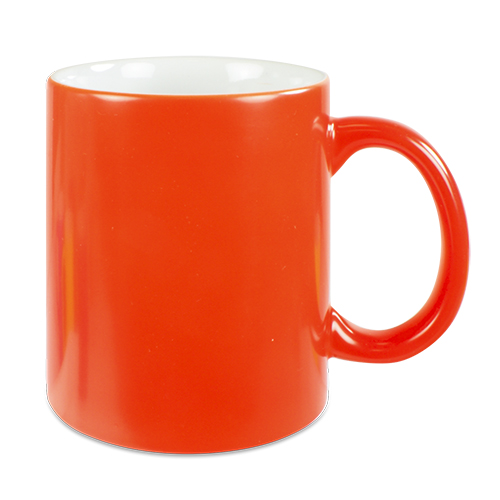 Tasse fluo sublimable en céramique 11oz, divers couleurs