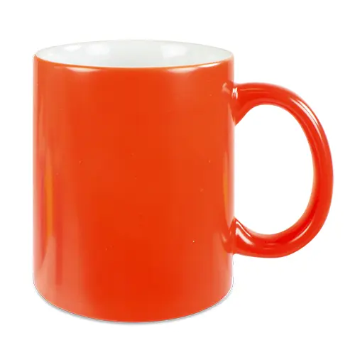Keramiktasse 11oz mit Neonoberfläche, div. Farben