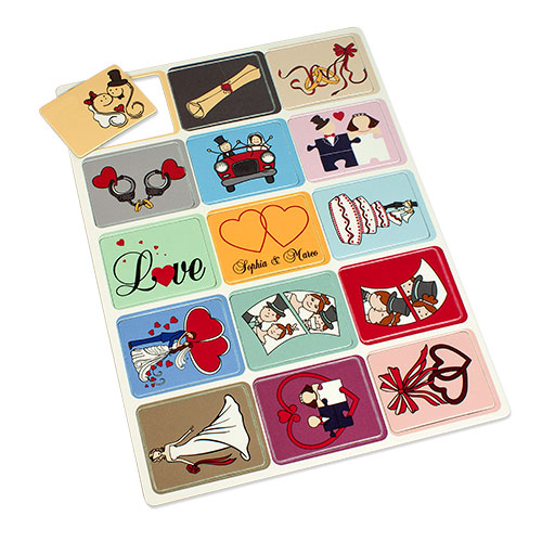 Jeu de mémoire,  taille des cartes 49 x 62 mm, 150 pcs./pack