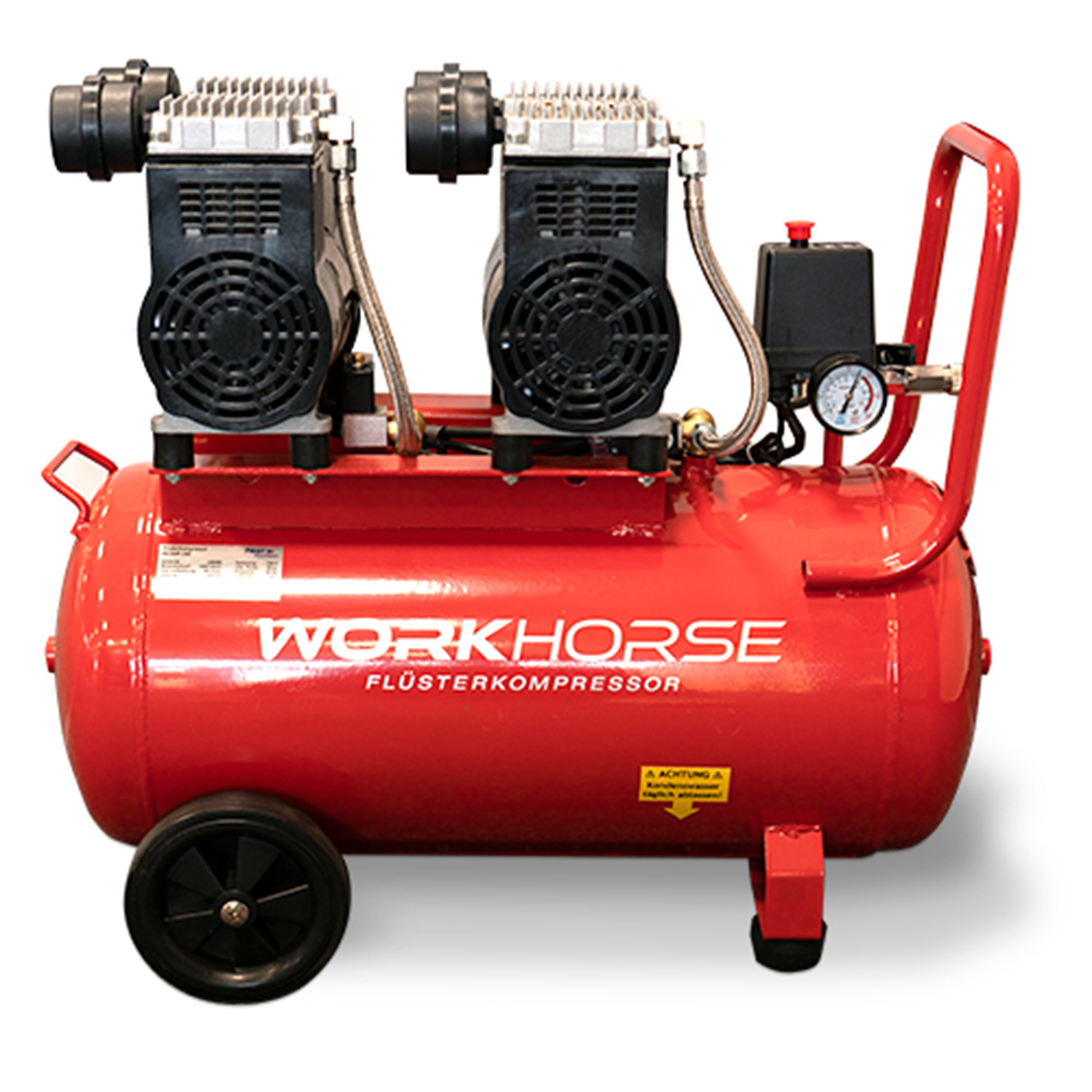 Luftkompressor Workhorse, Behältervolumen 50 Liter, bestehend aus: