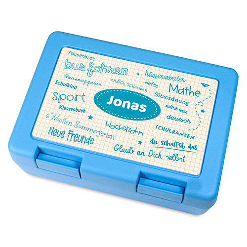 Sublistar® Brotzeitbox Hellblau, Größe 185 x 128 x 65 mm Sublistar® Brotzeitbox Hellblau, Größe 185 x 128 x 65 mm