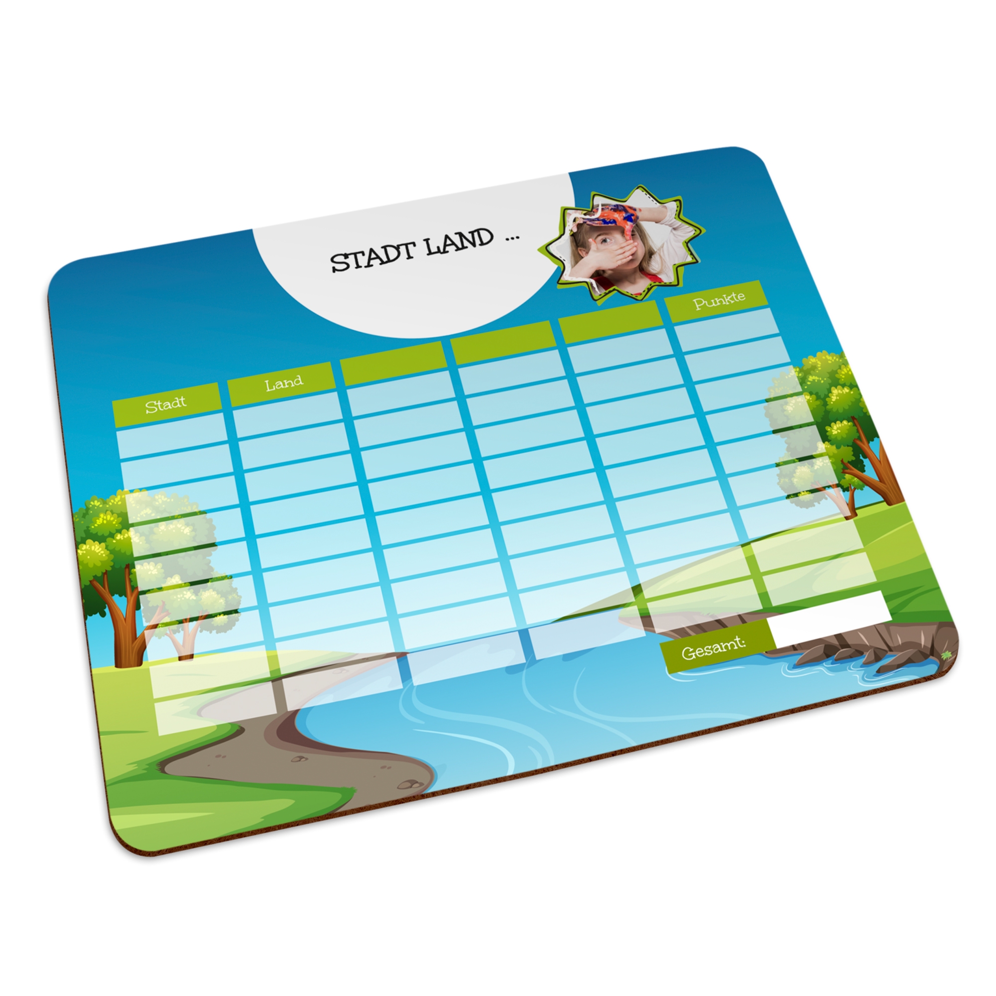 Sublistar® Hartfaser Platte, 190 x 230 x 3 mm Weiß-glänzend mit gerundeten Ecken, 100 St./Karton