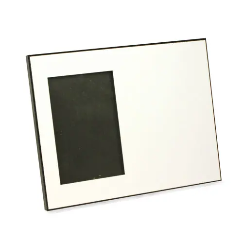 UNISUB Bedruckbarer Bilderrahmen, Größe 203 x 254 x 16 mm, für Bilderformat 100 x 150 mm
