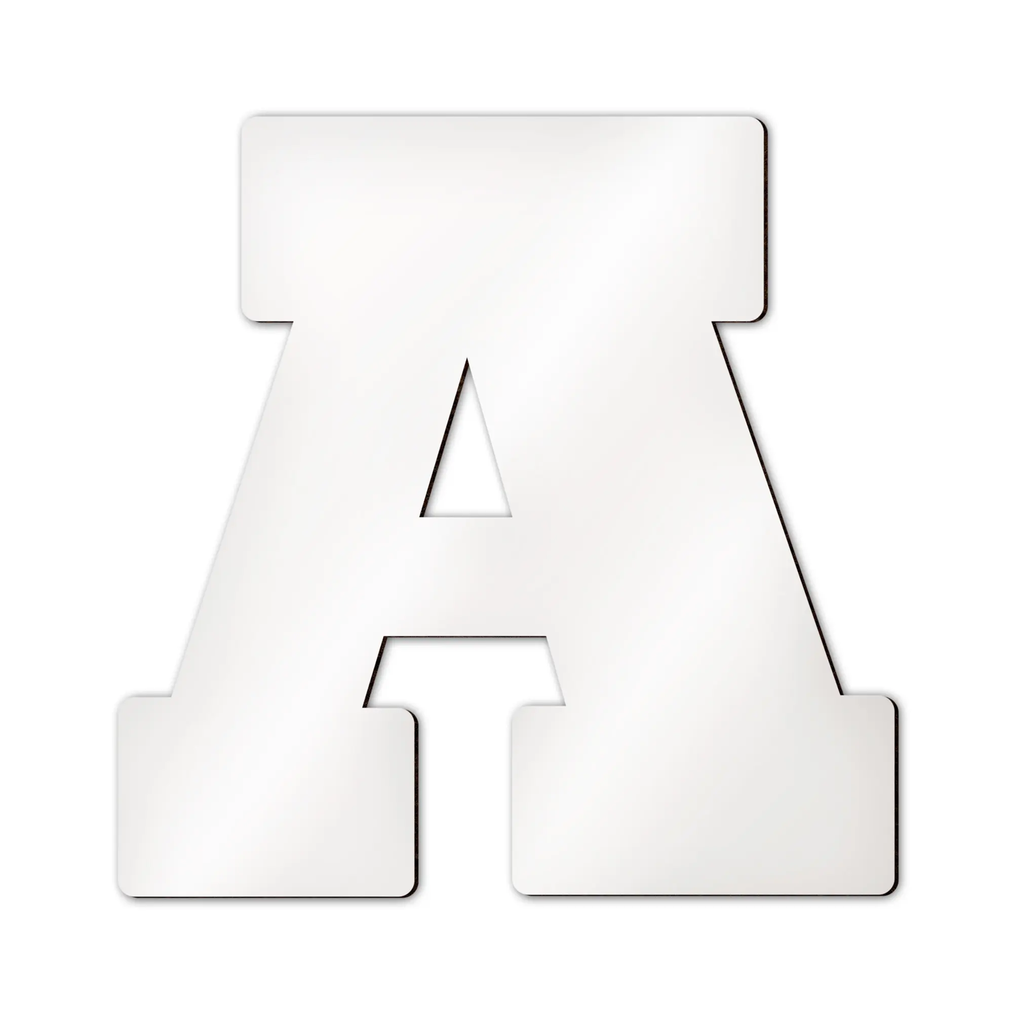 Sublistar® MDF Buchstaben und Sonderzeichen, Höhe 14 cm, 3 mm stark, 100 St./Karton