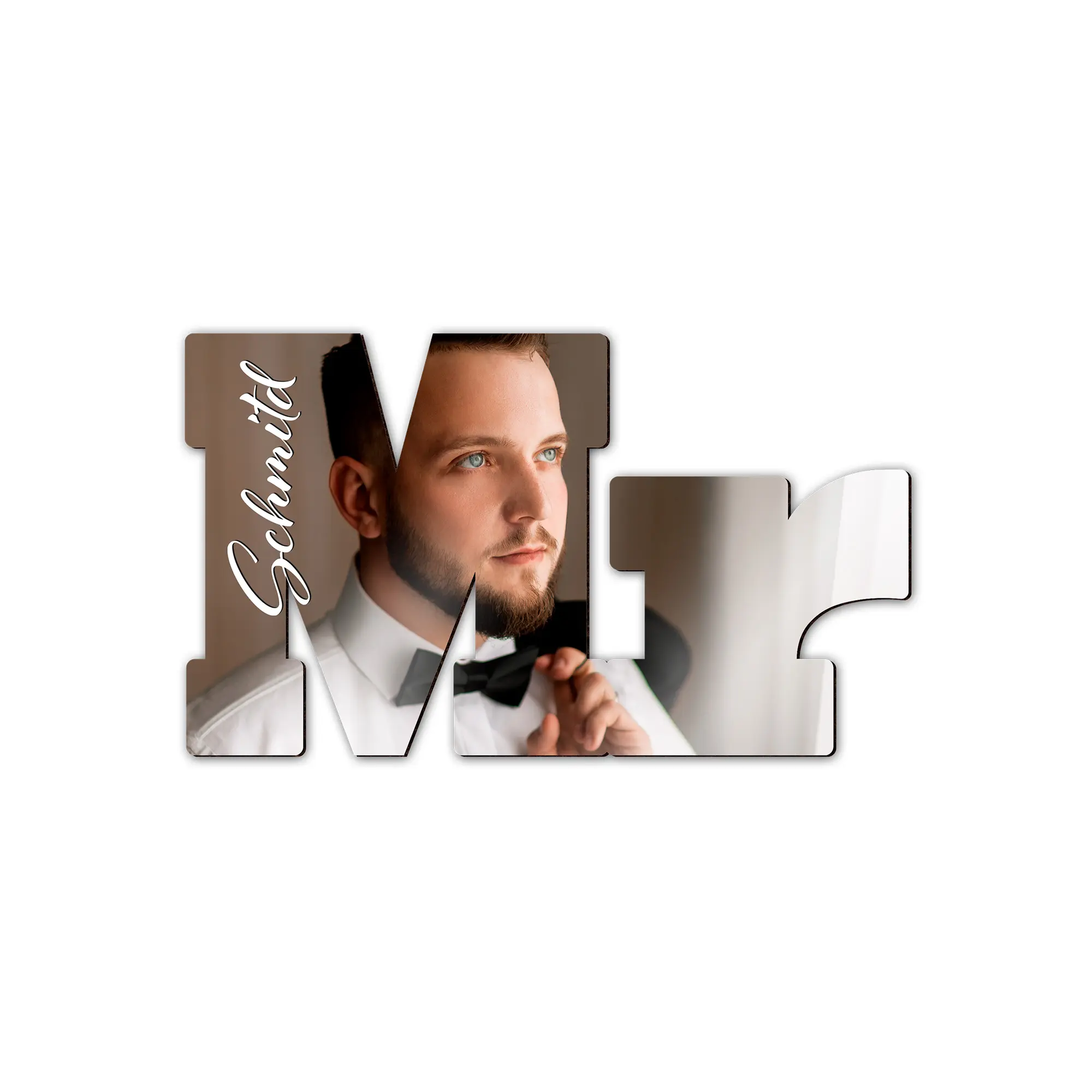 Sublistar® MDF Schriftzug Mr, Höhe 14 cm, 3 mm stark