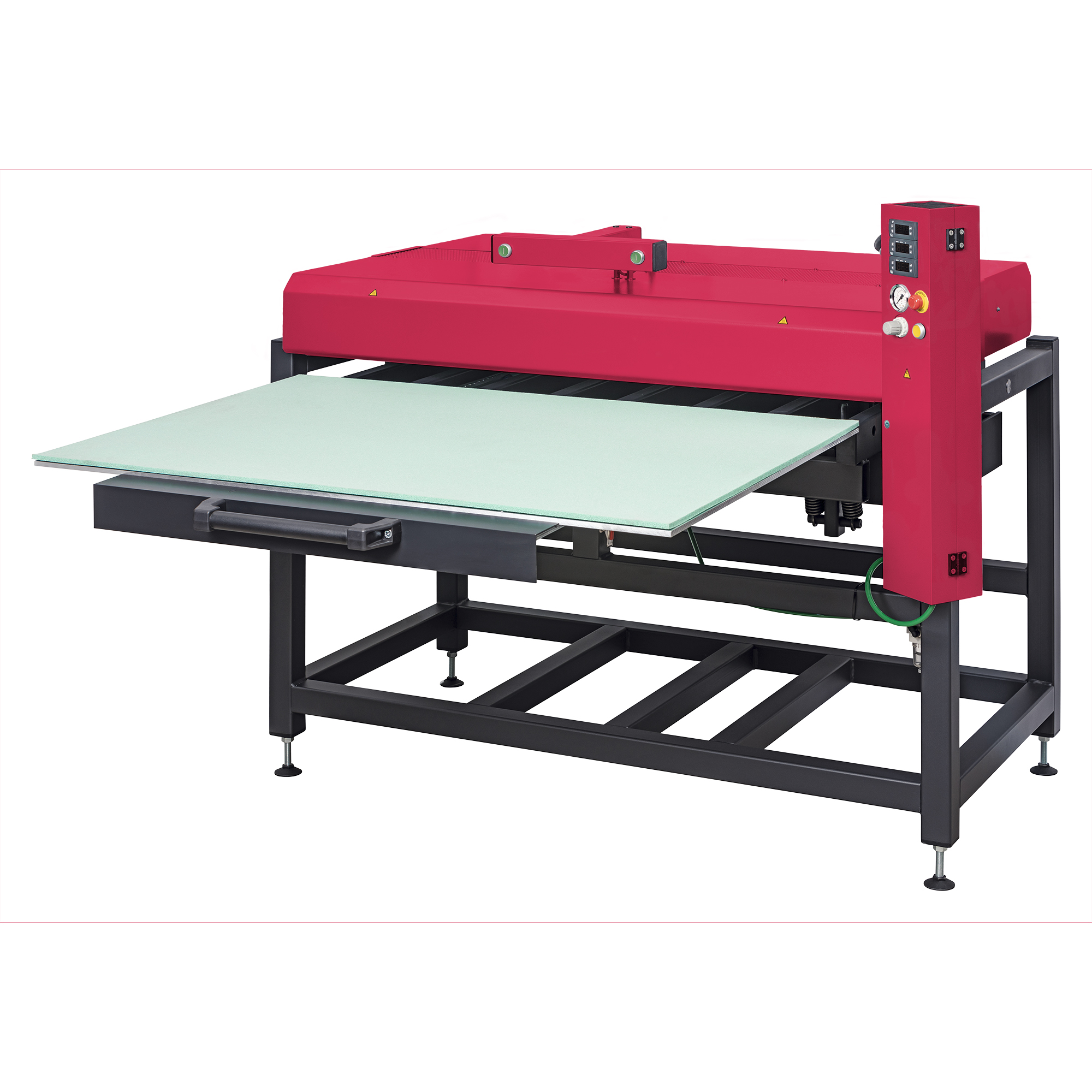 Pneumatische Großformatpresse TT-812-K, generalüberholt, Transferfläche 125 x 85 cm