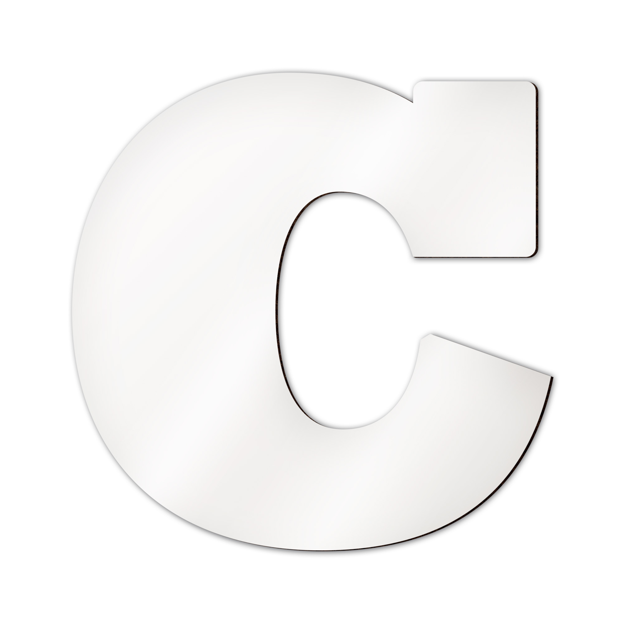 Lettres d’alphabet et caractères spéciaux Sublistar® en MDF, Hauteur 14 cm, 3 mm d'épaisseur, 100 pcs./carton