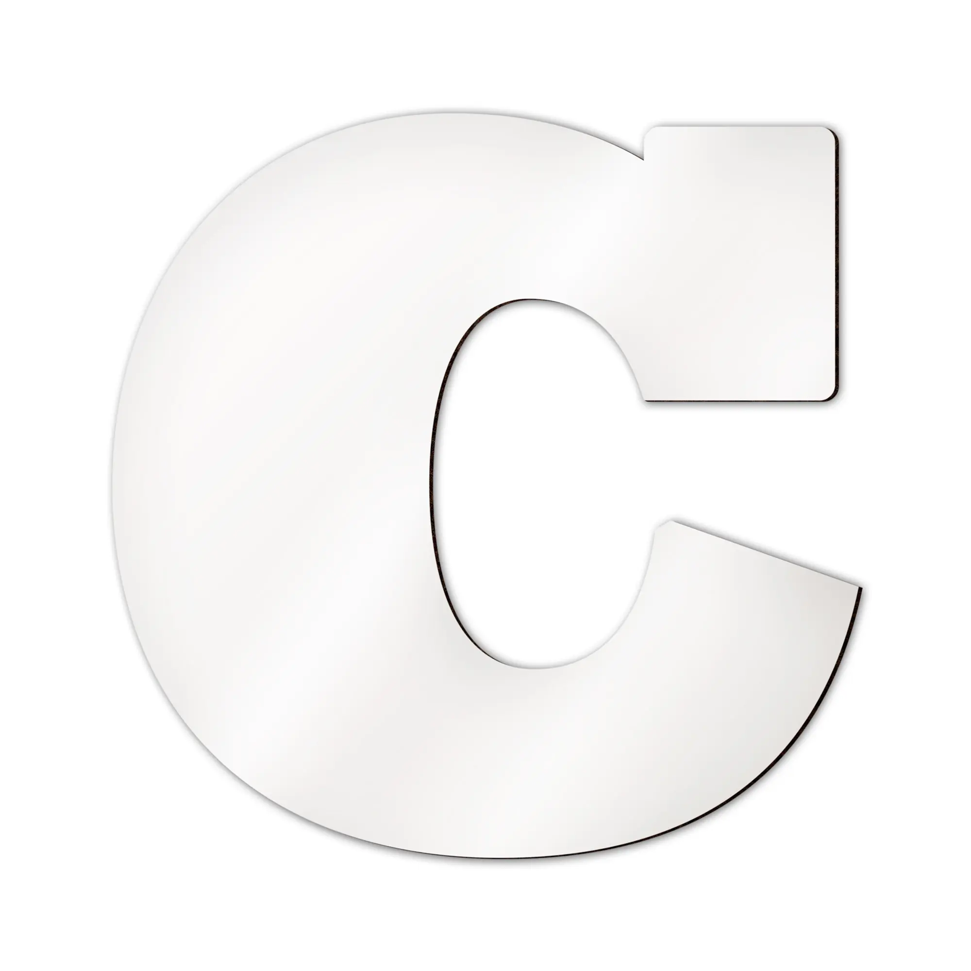 Sublistar® MDF Buchstaben und Sonderzeichen, Höhe 14 cm, 3 mm stark, 100 St./Karton