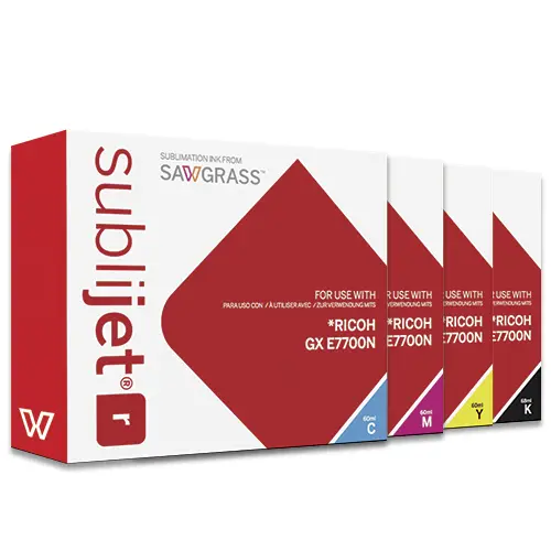 SubliJet-R für Ricoh GX e7700N, div. Farben