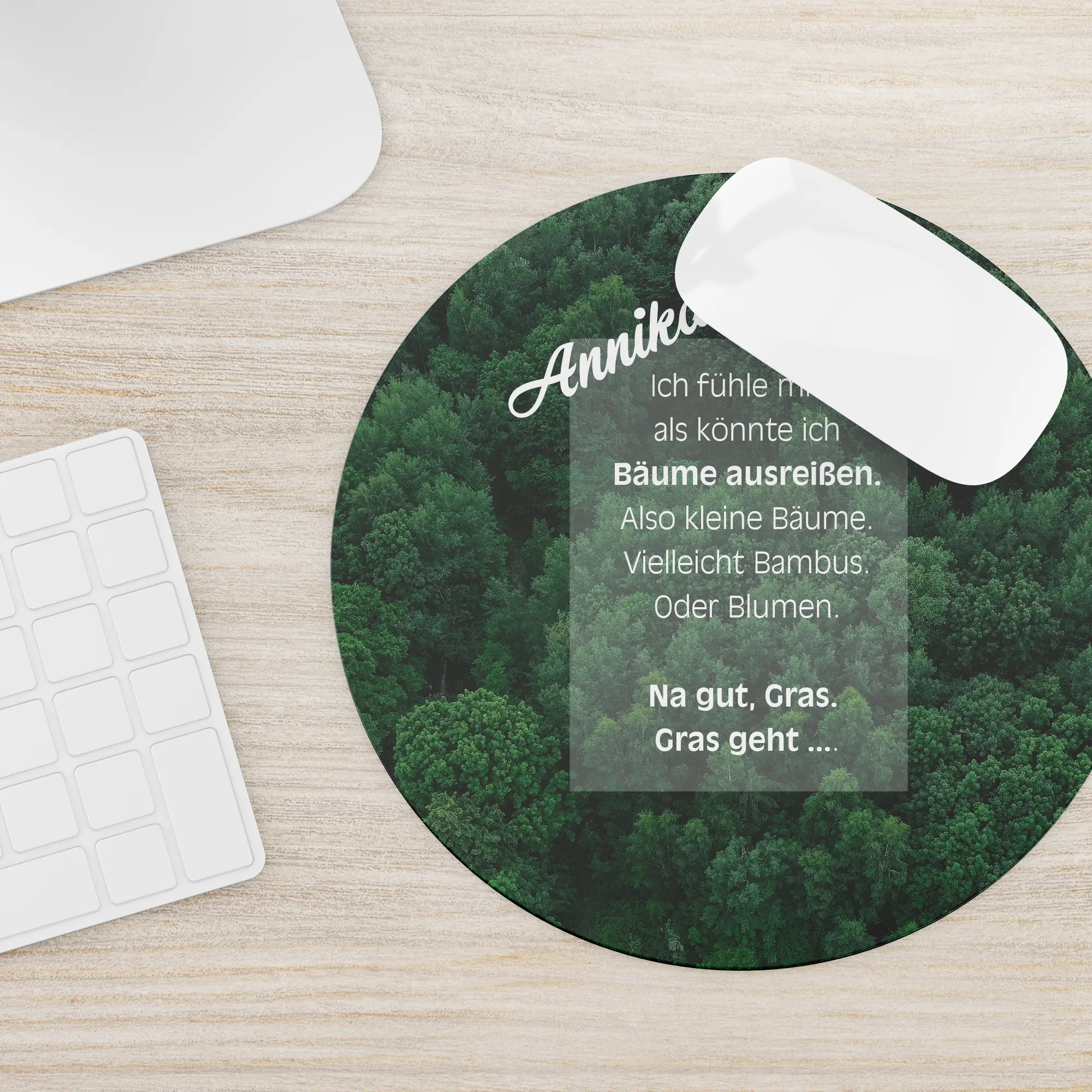 Sublistar® Textil-Mousepad, Ø 190 mm, div. Stärken