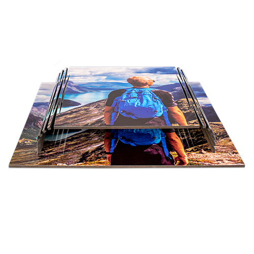 Kreative Fototafel aus 3 mm starker Hartfaserplatte, Set aus 2 Teilen, verschiedene Größen