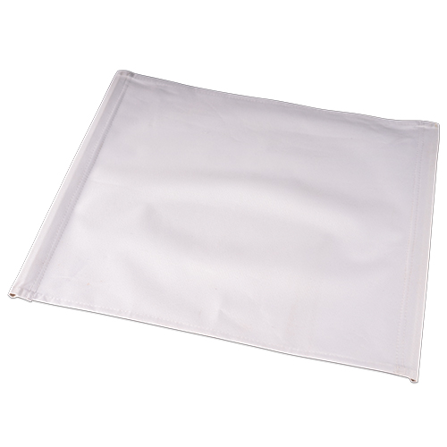 Replacement fabric for folding direction chair, white, various surfaces
