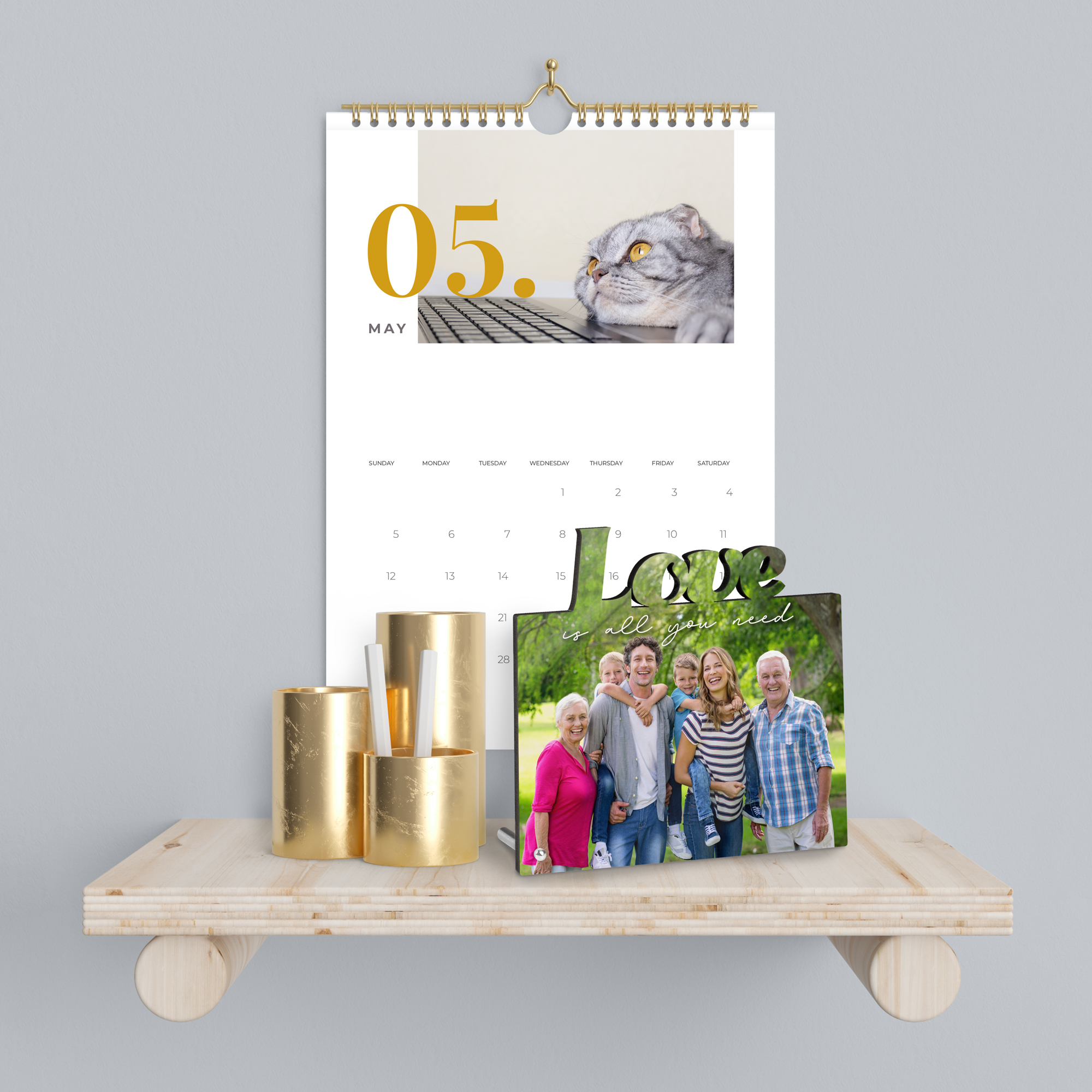 Cadre Émotif Sublistar® en MDF Love, 1 broche métallique, épaisseur de 6 mm, 100 pcs./carton