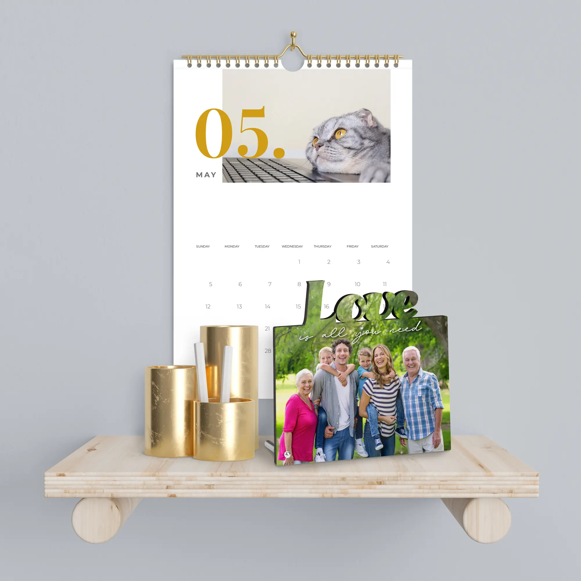 Sublistar® MDF Emo-Frame Love, inkl. 1 Metallstift, 6 mm stark