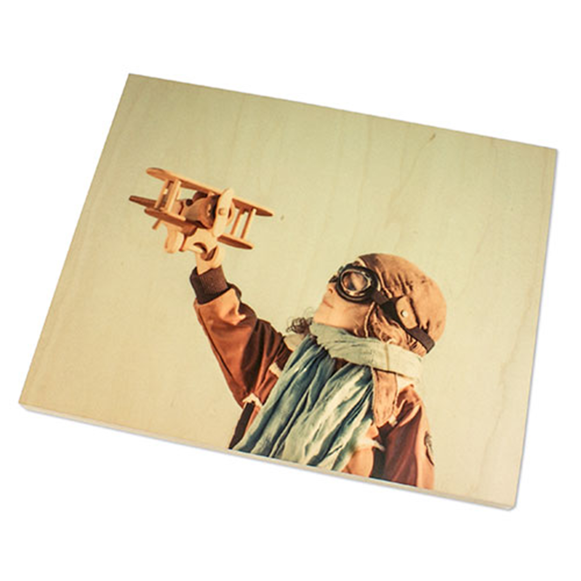 ChromaLuxe Natural Wood Fototafel, 279 x 355 x 16 mm, Ahorn, Farbe Klar-matt