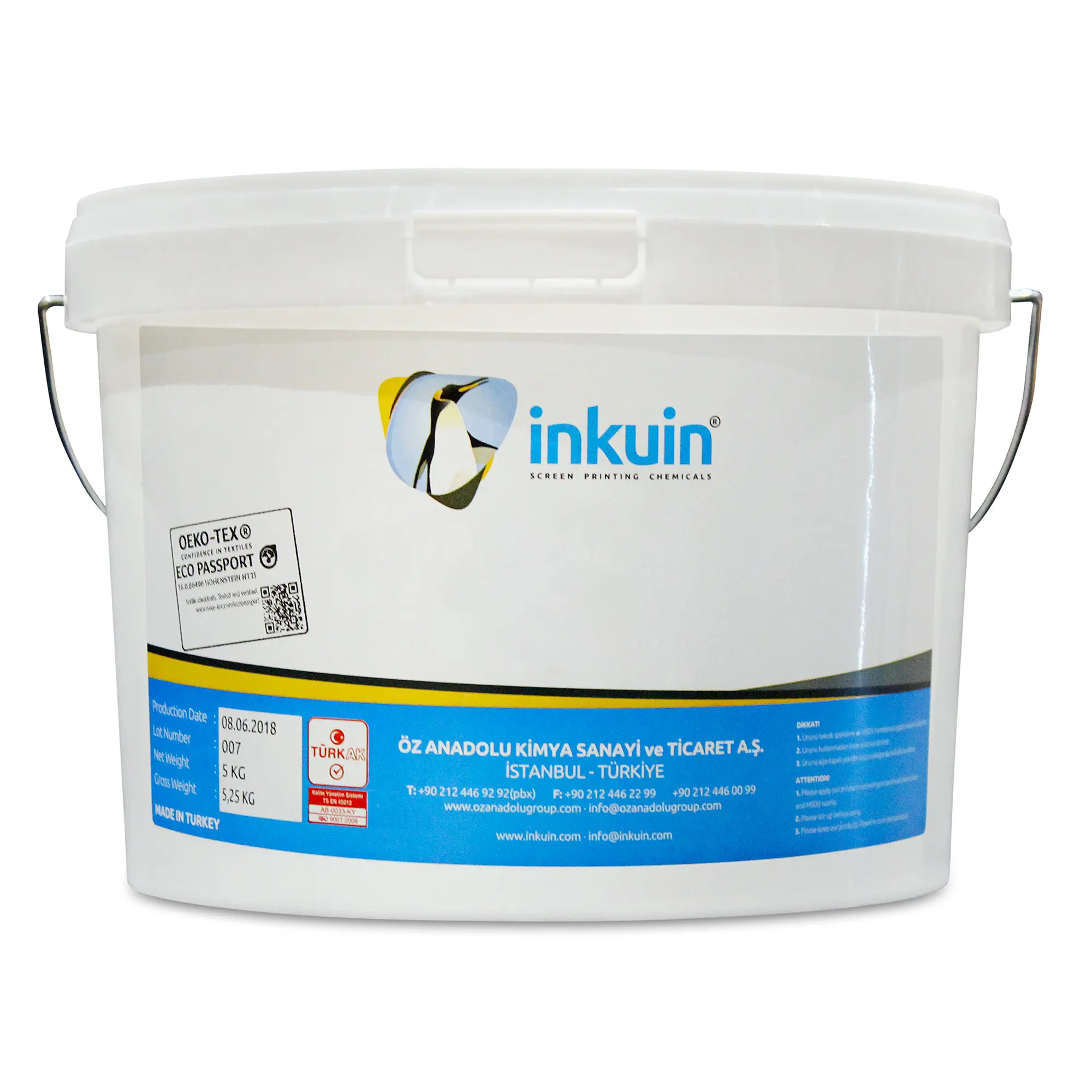 Inkuin weißer Rollkleber