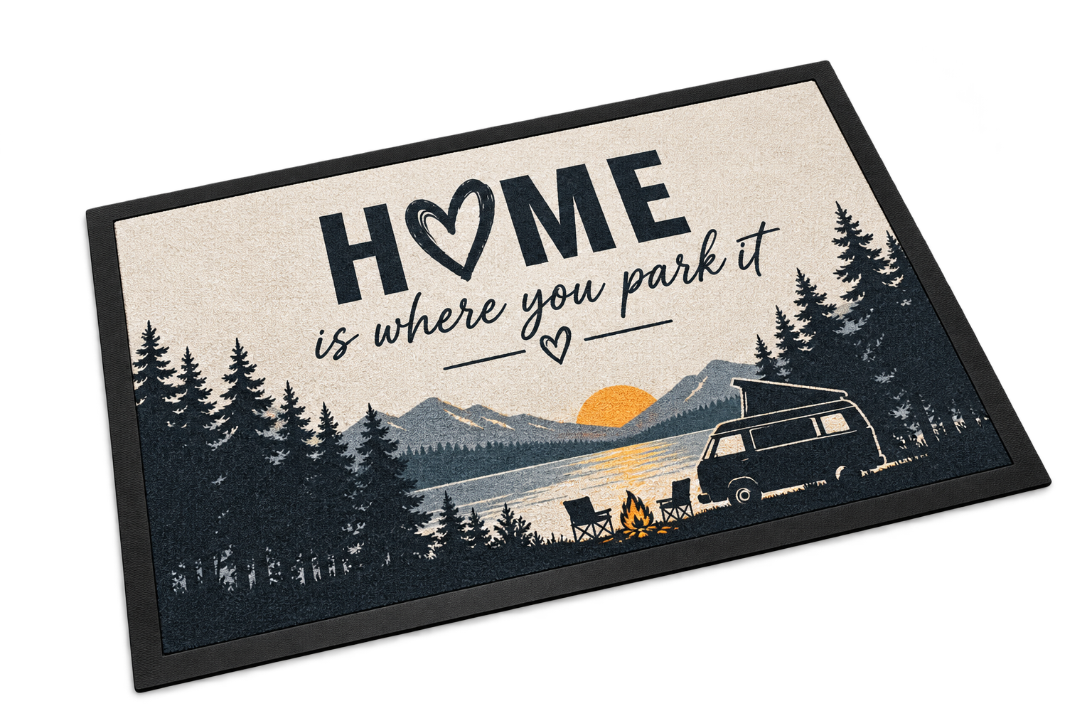 Sublistar® Doormat white with rubber edges, non-slip, div. sizes