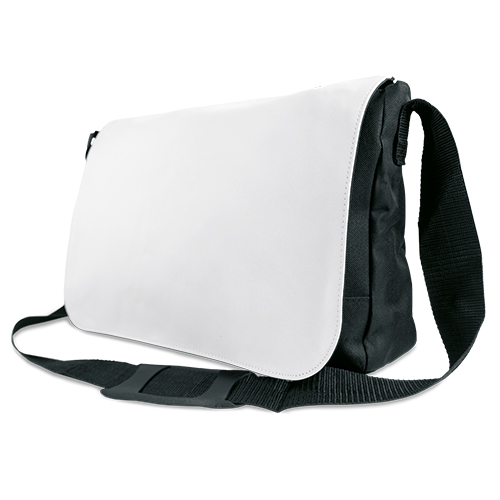 Sublistar® Schultertasche REPORTER mit wechselbarer Frontlasche, Schwarz Sublistar® Schultertasche REPORTER mit wechselbarer Frontlasche, Schwarz