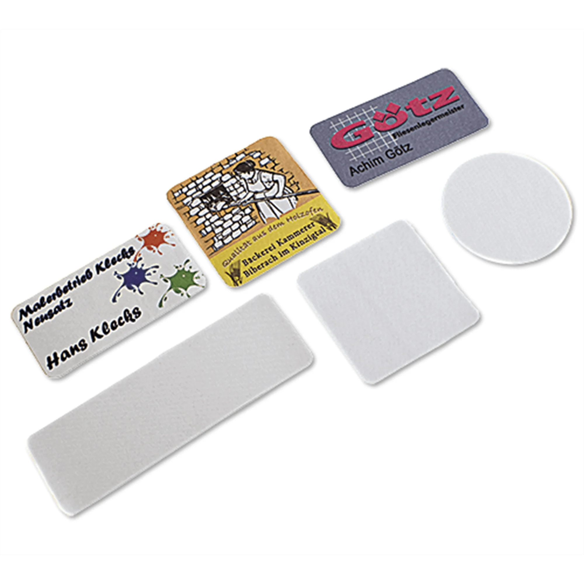 Patchmaterial zum Aufpressen, Weiß, Größe 5 lfm x 50 cm