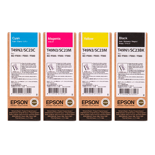 Epson UltraChrome DS, for SureColor F500/F100, bottle 140 ml, various colours
