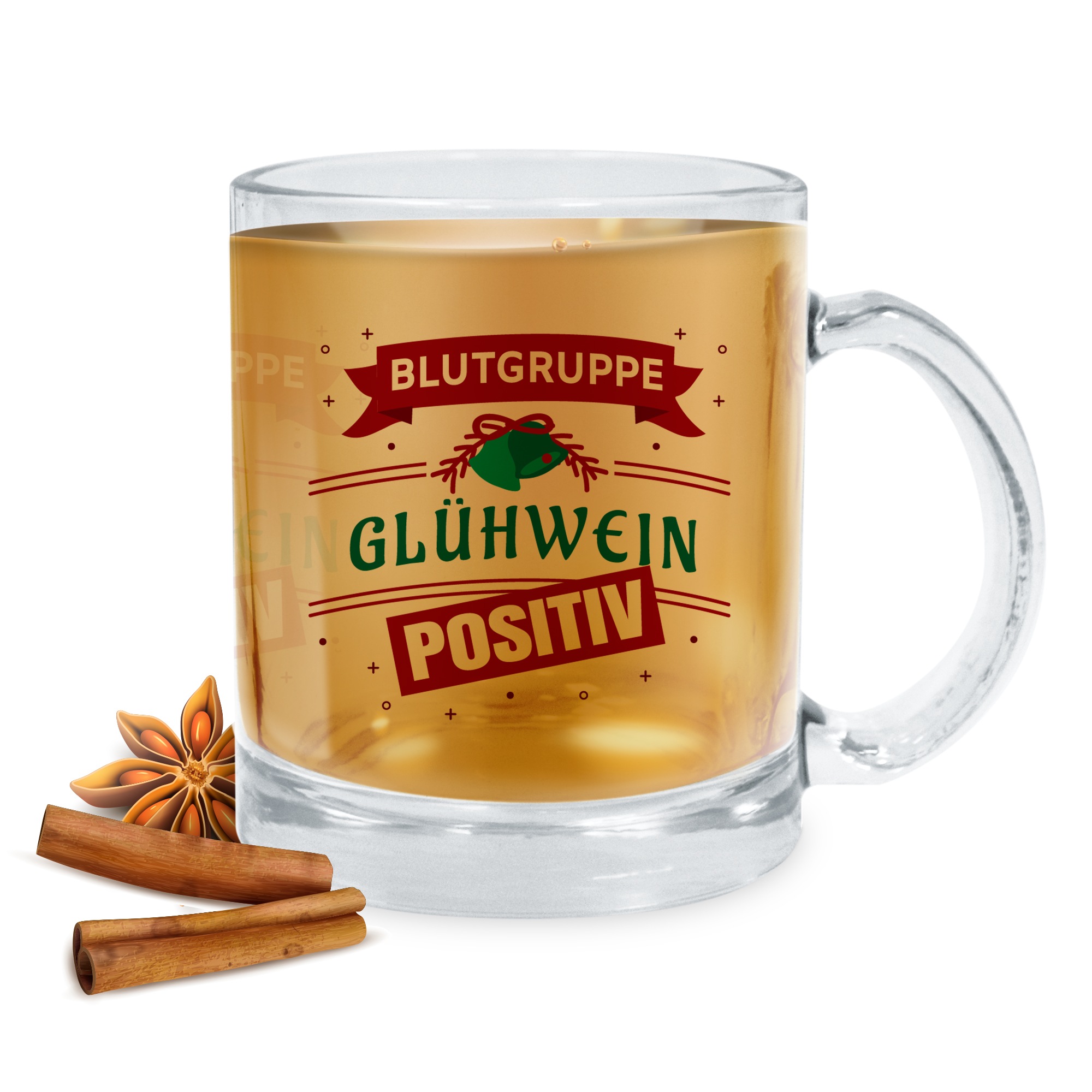 Glastasse Außenseite glasklar 10oz