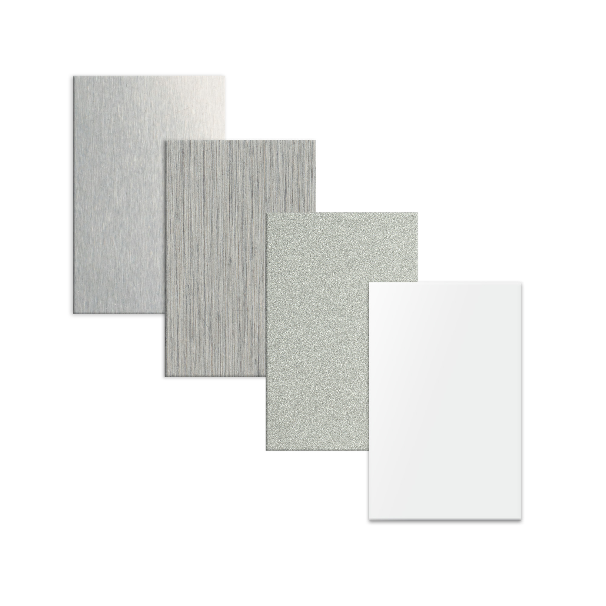 Alu-Plättchen 21 x 33 mm, 0,5 mm stark, für METS, div. Farben