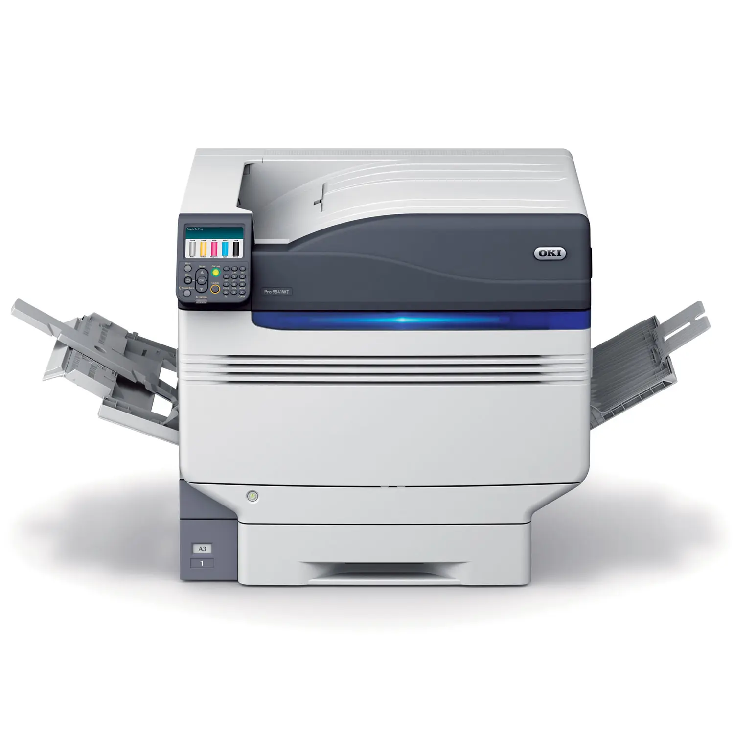 Starter kit 5-color digital printer, OKI Pro9541WT, A3+, consisting of: