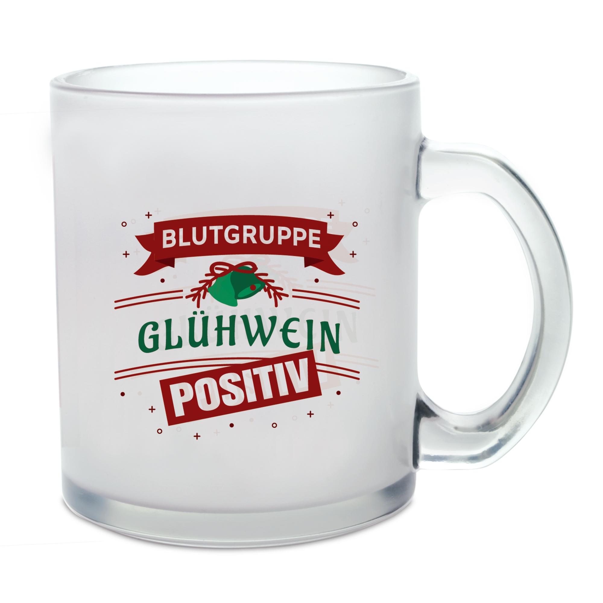 Glastasse Außenseite satiniert 10oz