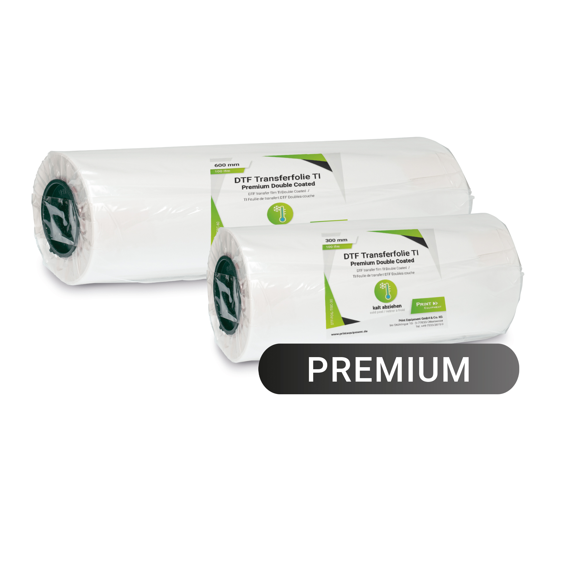 DTF COLD PEEL Film Double Coated, powered by STS-INKS, versch. Ausführungen