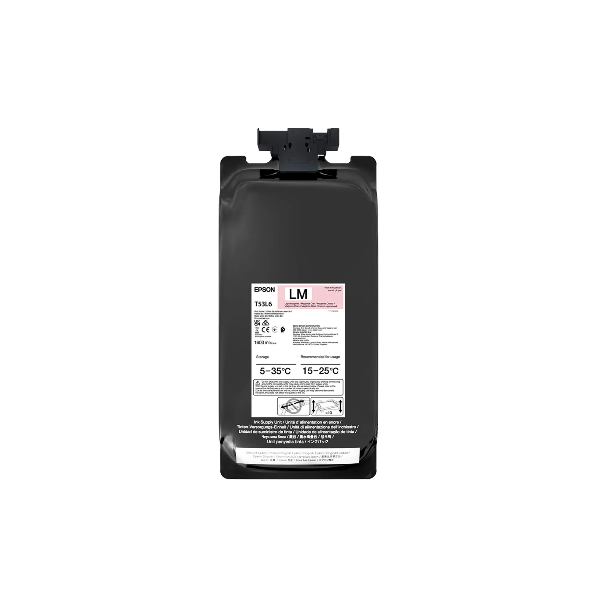 Epson UltraChrome DS, für SureColor EP-F6400-LCLM, EP-F9500-LCLM, 1.600 ml Kartusche, Light Magenta