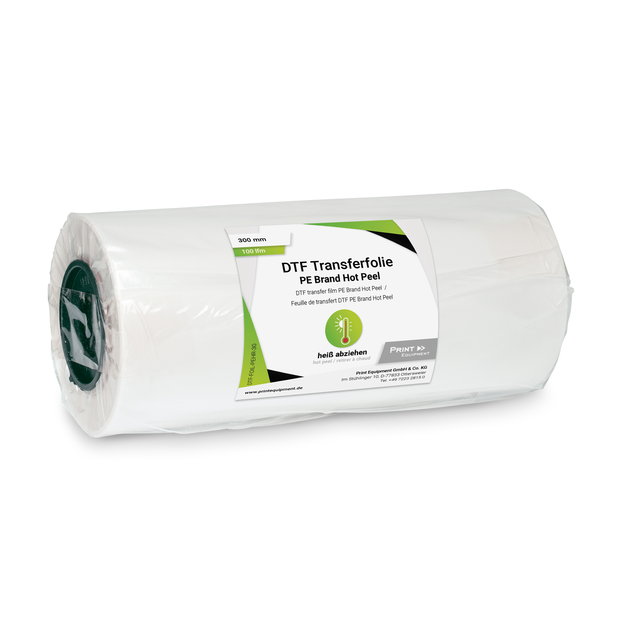 DTF Transferfolie PE Brand Hot Peel / Double Coated Matt, div. Ausführungen DTF Transferfolie PE Brand Hot Peel / Double Coated Matt, div. Ausführungen