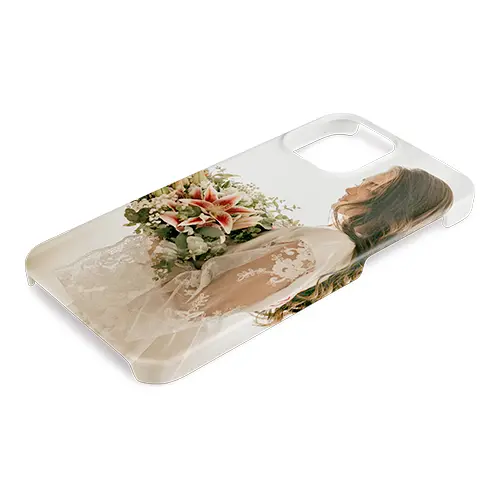 3D Premium Cover für Galaxy und iPhone, Farbe Weiß-glänzend und Farbe Weiß-matt