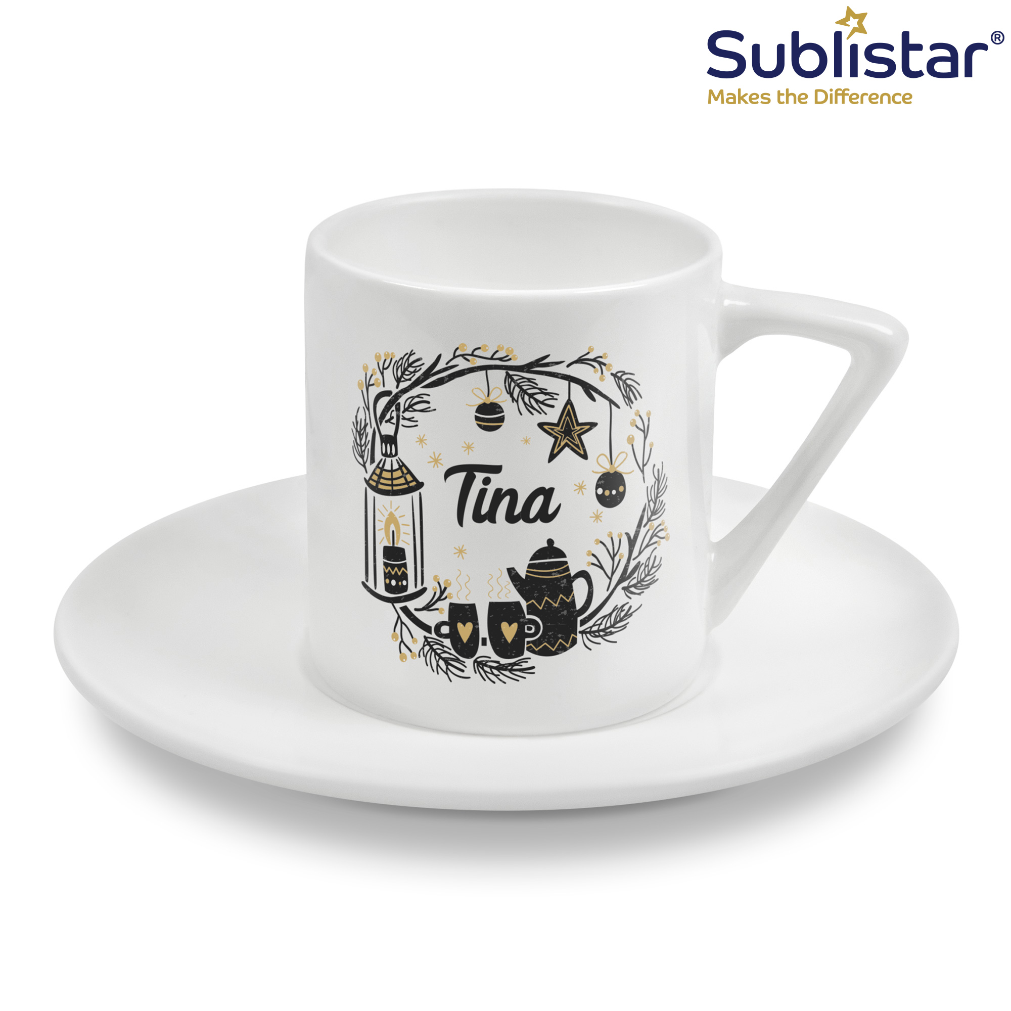 Espressotasse ITALIA 4oz, Sublistar®-Coating