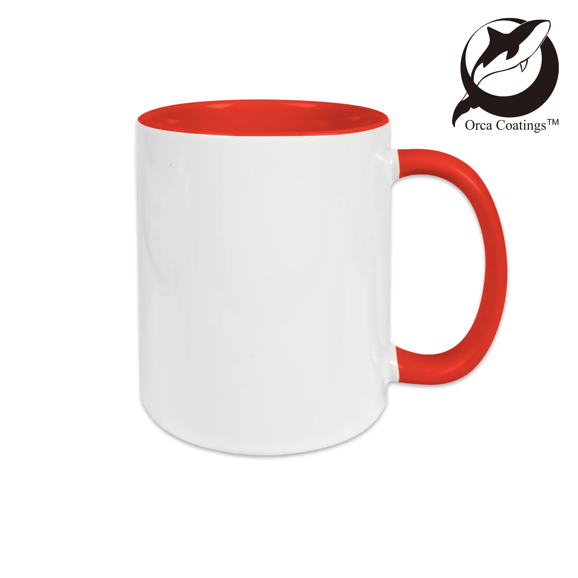 Keramiktasse TWO TONES & HANDLE 11oz, Orca™ Coating, div. Farben