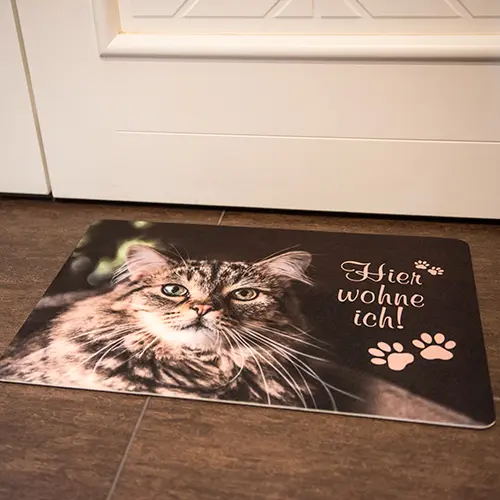 Sublistar® Paillasson blanc avec surface feutrine, antidérapant, div. tailles