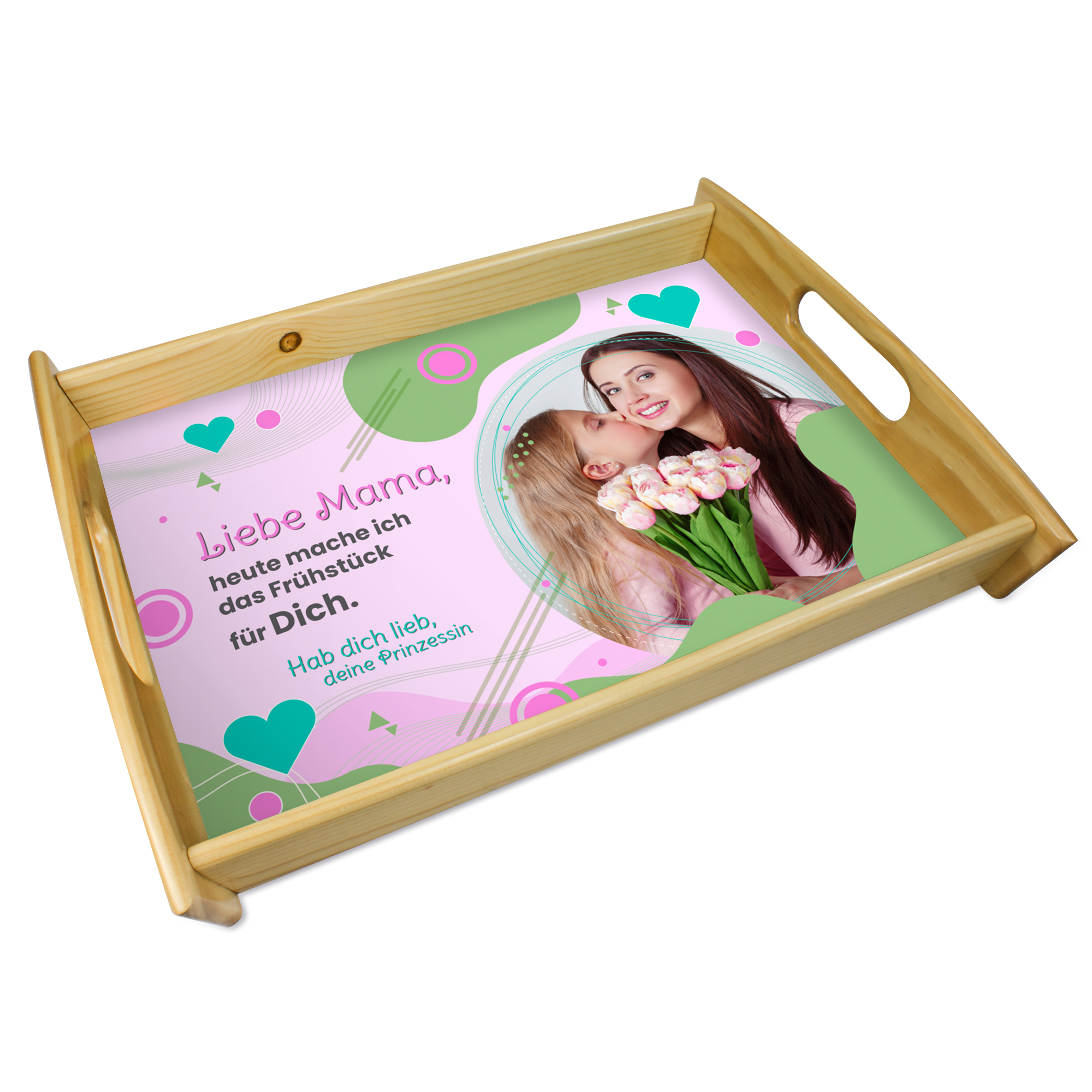 Sublistar® Holztablett, Innenmaß 410 x 280 mm, Farbe Natur,