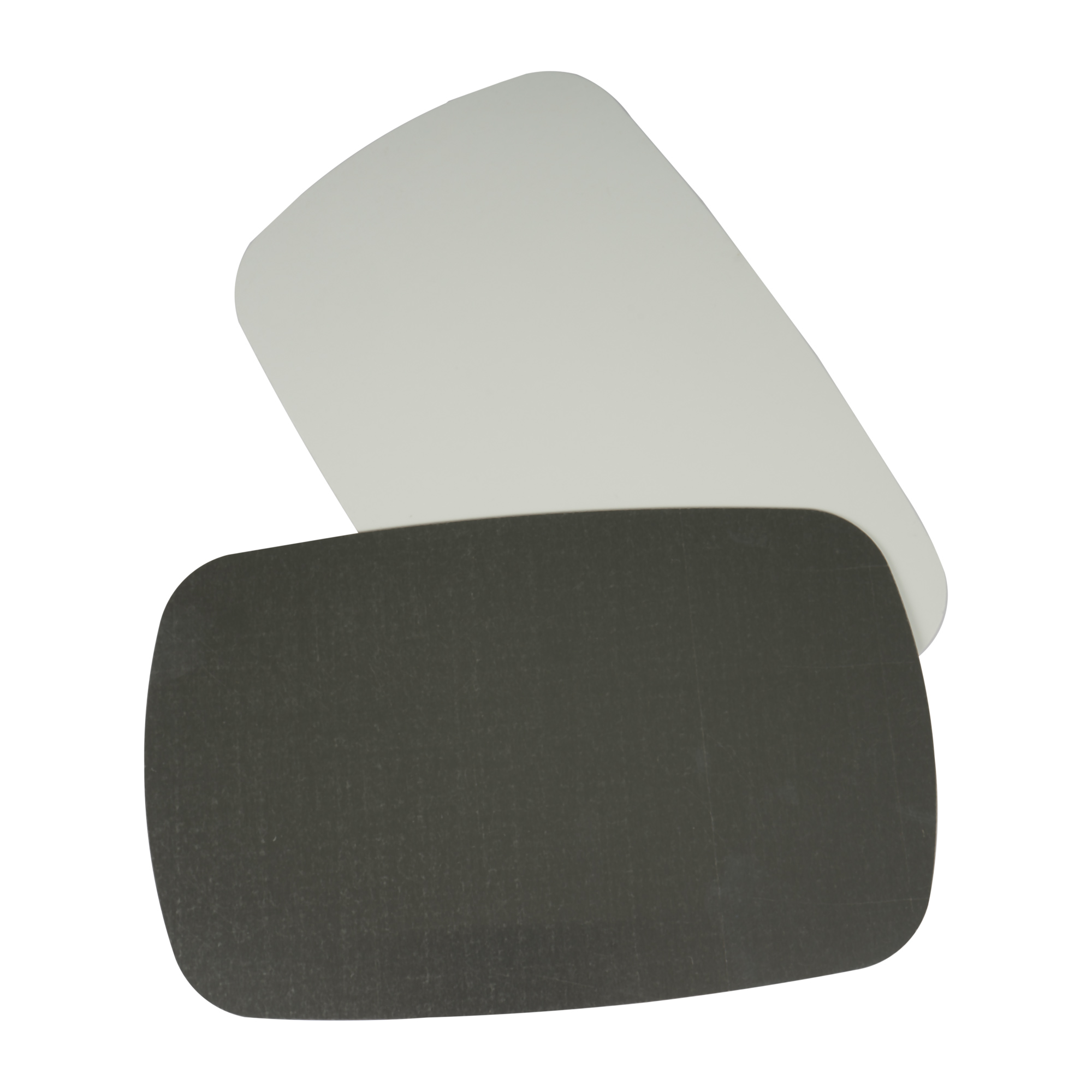 Plaque en aluminium blanc pour boîte sandwich LBKS- taille env. 104 x 164 mm