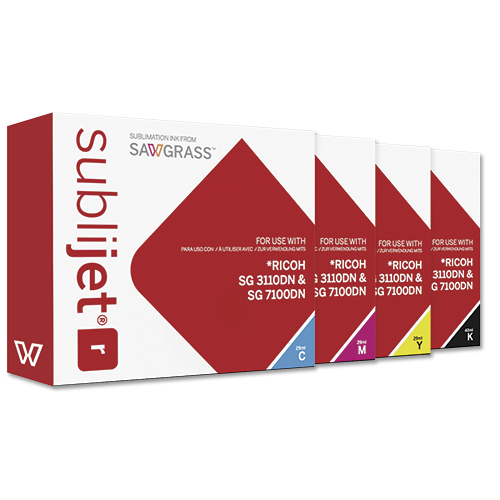 SubliJet-R für Ricoh SG 3110DN/7100DN, 29 / 42 ml Kartusche, diverse Farben