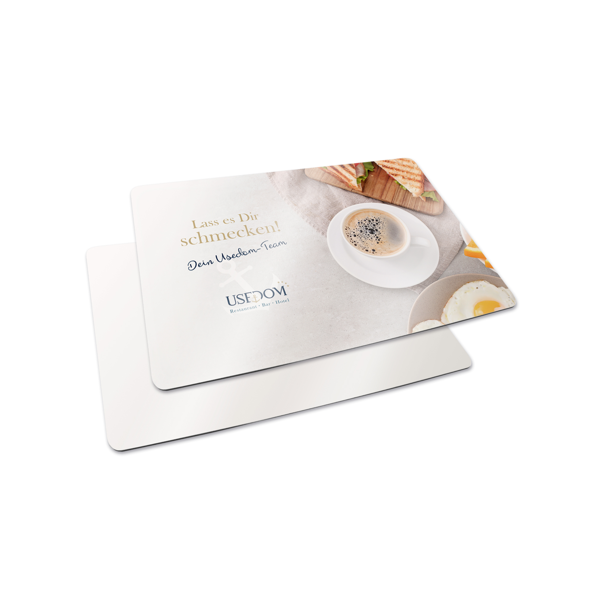 Sublistar® Ersatzplatte MDF für Holztablett TRAY-S, Weiß-glänzend, Größe 320 x 201 x 3 mm