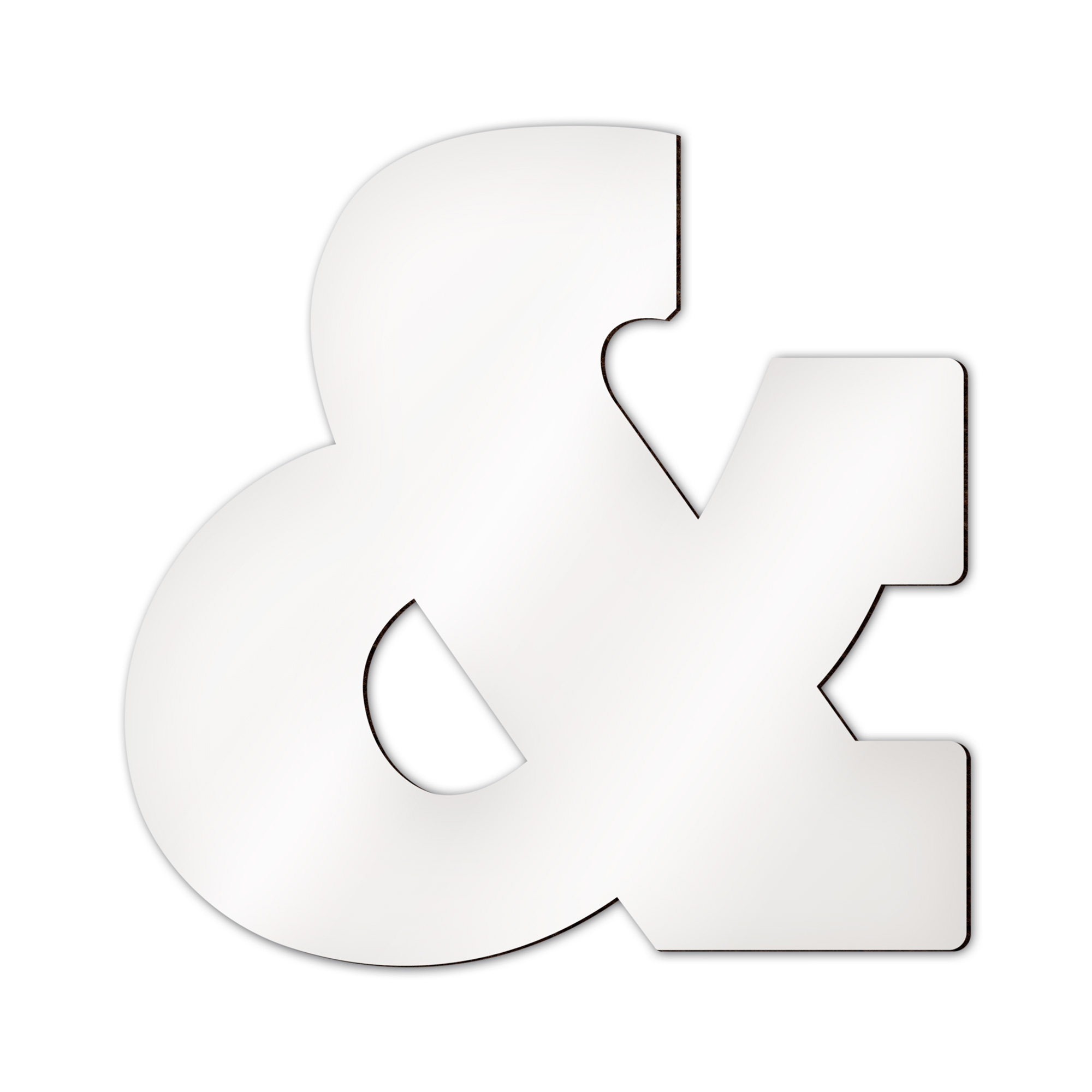 Lettres d’alphabet et caractères spéciaux Sublistar® en MDF, Hauteur 14 cm, 3 mm d'épaisseur, 100 pcs./carton