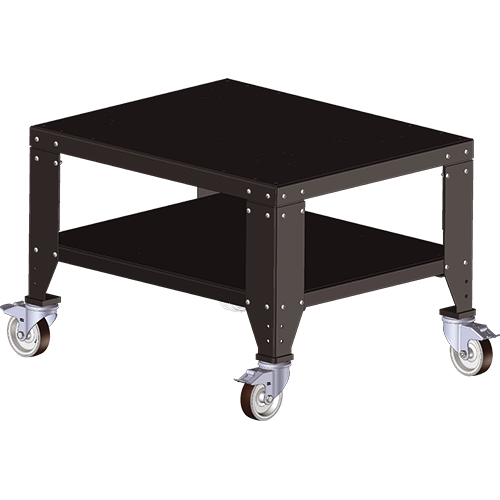 Table de travail stable avec roulettes la série SLIDE, taille 91,2 x 75,2 cm, 63,3 cm hauteur