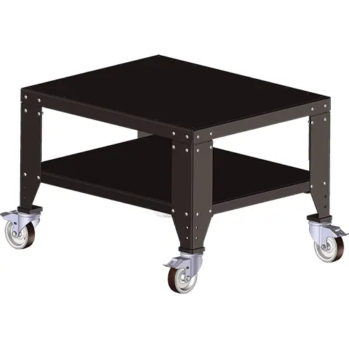 Stabiler Untertisch mit Rollen für SLIDE Serie, Größe 91,2 x 75,2 cm, 63,3 cm Höhe