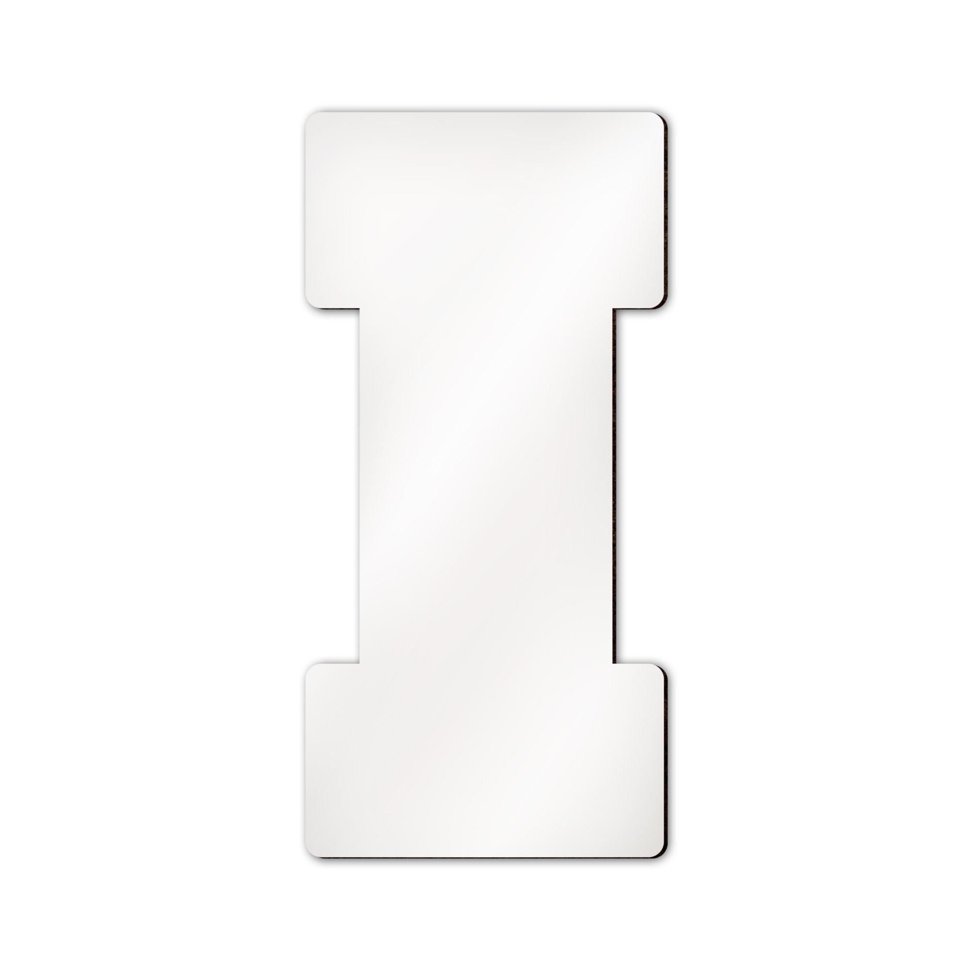 Lettres d’alphabet et caractères spéciaux Sublistar® en MDF, Hauteur 14 cm, 3 mm d'épaisseur, 100 pcs./carton