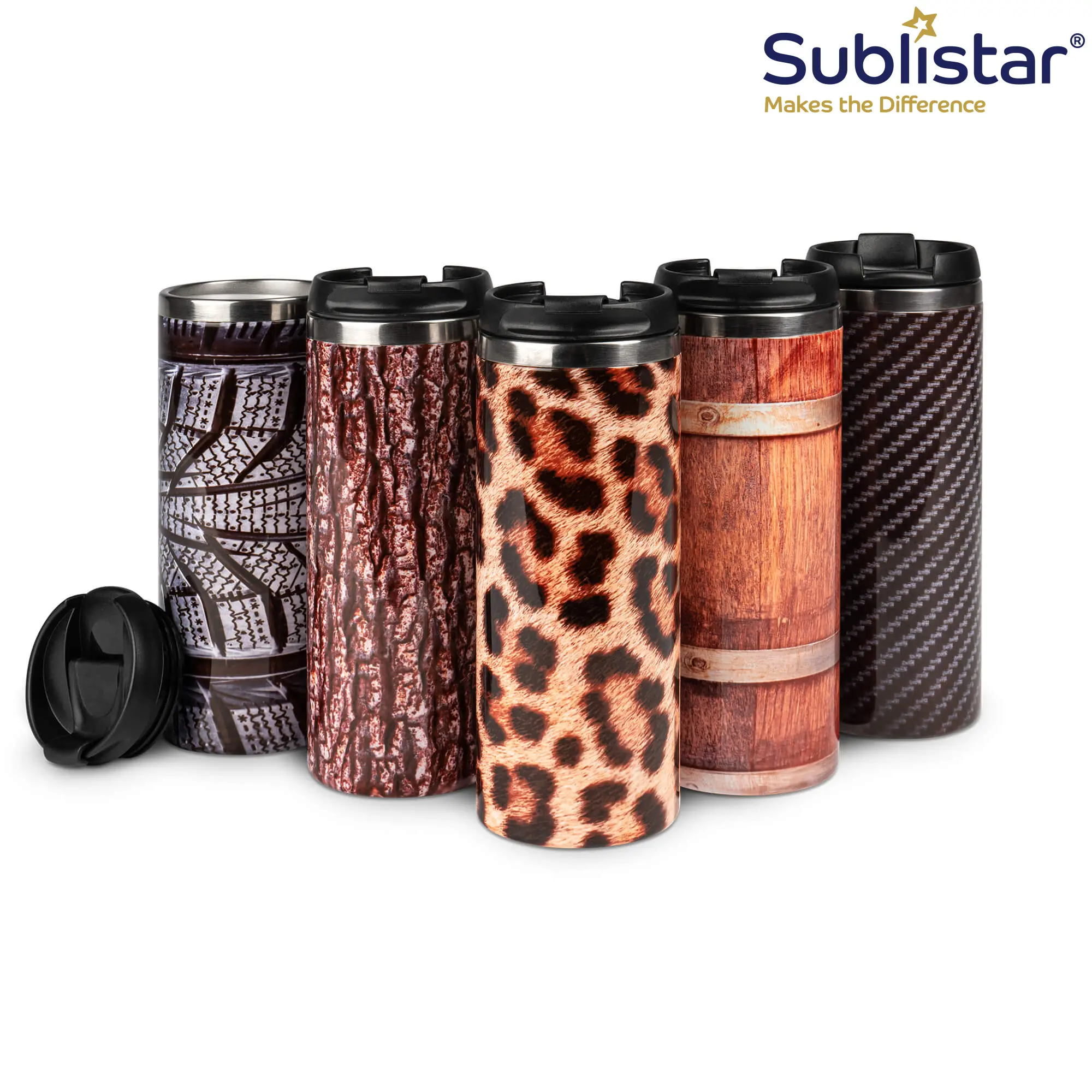 Schrumpfbeutel für Sublimation, für vollflächigen Druck, verschiedene Größen, 100/200 St./Pack