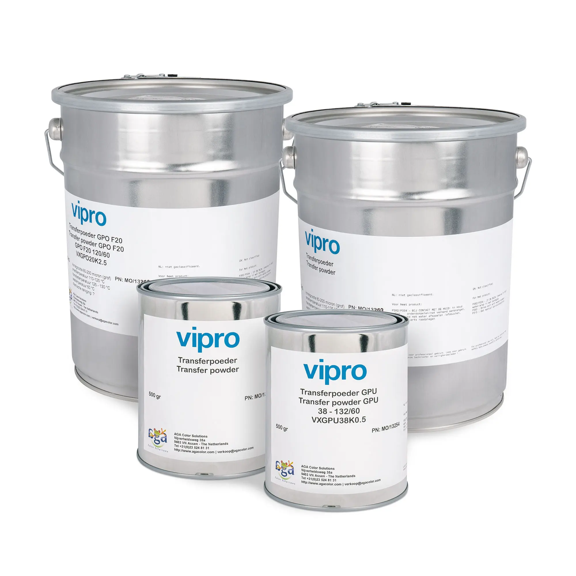 Schmelzkleberpuder, versch. Ausführungen