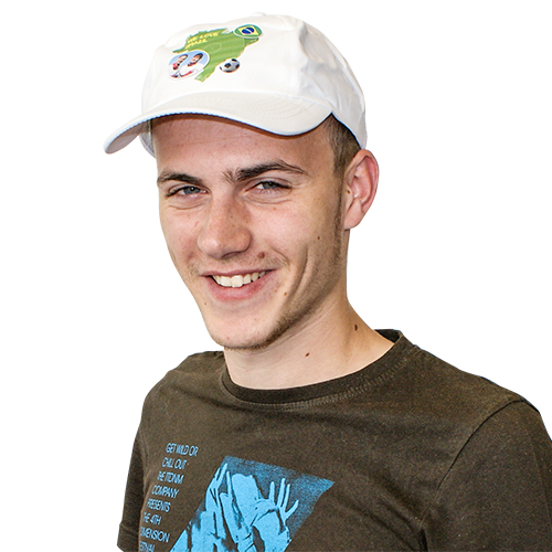 White 5 panel baseball cap, 100% microfibre, colour white, 10 pcs./pack, 200 pcs./carton