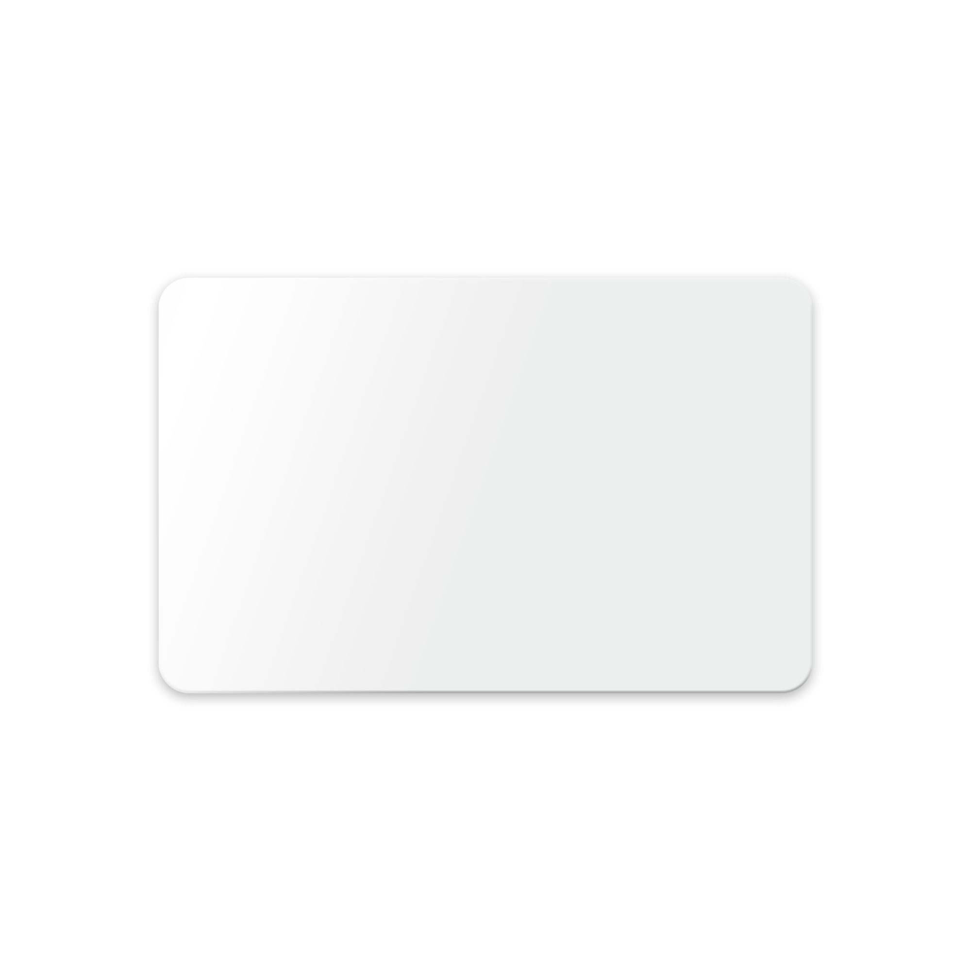 Carte de visite en aluminium 54 x 85 mm, épaisseur 0,5 mm, diverses couleurs