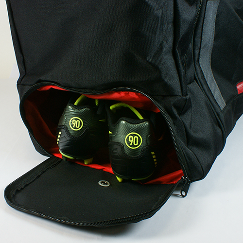 Sporttasche FLORIDA, mit wechselbarer Lasche, Schwarz Sporttasche FLORIDA, mit wechselbarer Lasche, Schwarz