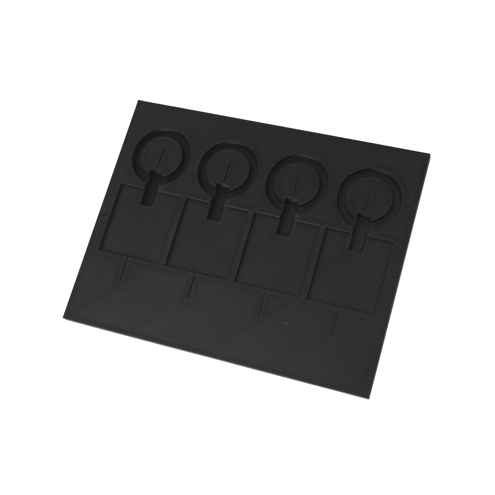 Jig/Adapter für Lasergravur & UV-Druck, div. Ausführungen, inkl. Zentrierhilfen