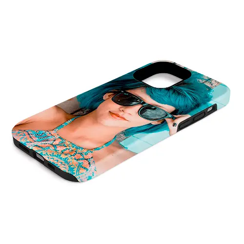 3D Premium Cover für Galaxy und iPhone, Farbe Weiß-glänzend und Farbe Weiß-matt